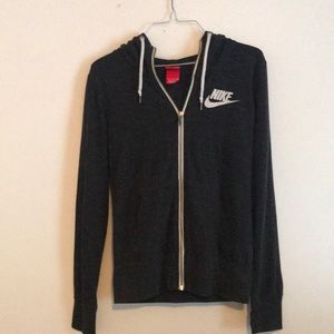 Nike Zip Up Hooded Sweatshirt